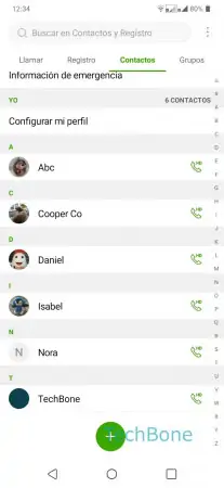 Paso 2: Presiona Grupos Editar grupo - Presiona Grupos