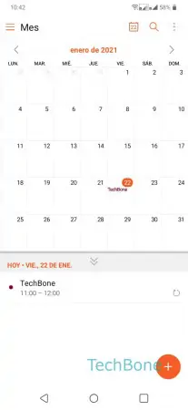 Paso 2: Abre el menú Vista de calendario - Abre el menú