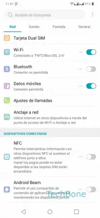 Paso 2: Presiona Wi-Fi Desactivar Wi-Fi Direct - Presiona Wi-Fi