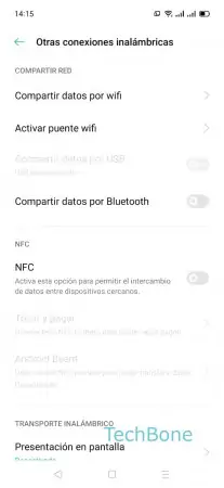 NFC -  Activa o desactiva  NFC  