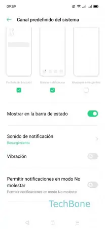 Paso 7: Activa o desactiva Permitir notificaciones en modo No molestar Permitir Notificaciones de Aplicaciones individuales en el Modo No molestar - Activa o desactiva Permitir notificaciones en modo No molestar
