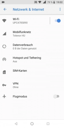 Bevorzugter Netzwerktyp -  Tippe auf  Mobilfunknetz  
