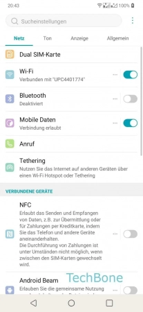 Schritt 2: Tippe auf Allgemein Ignorieren wiederholter Berührungen - Tippe auf Allgemein