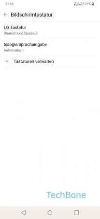 Schritt 5: Wähle die LG Tastatur Kontaktvorschläge - Wähle die LG Tastatur