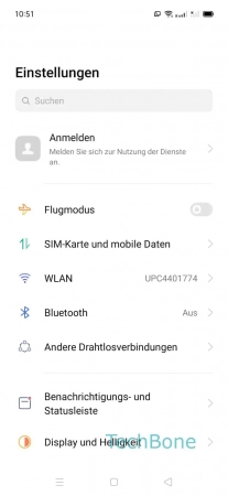 Schritt 2: Tippe auf WLAN