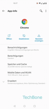 Datenverbindung von Apps festlegen (WLAN/Mobile Daten) -  Tippe auf  Mobile Daten und WLAN  