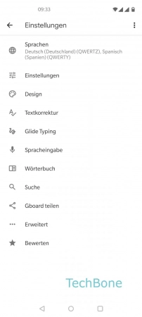 Schritt 6: Tippe auf Textkorrektur Automatisches Satzzeichen - Tippe auf Textkorrektur
