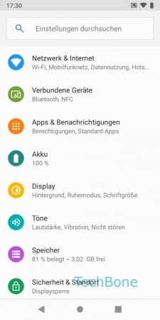  -  Tippe auf  Apps & Benachrichtigungen  