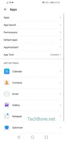 Delete app cache -  Tap on  Apps  