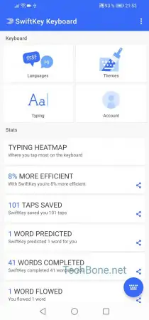 Auto capitalize -  Tap on  Typing  