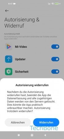 Schritt 5: Bestätige mit Widerrufen - Bestätige mit Widerrufen