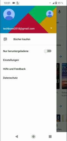 Schritt 2: Öffne die Einstellungen Automatisch vorlesen - Öffne die Einstellungen