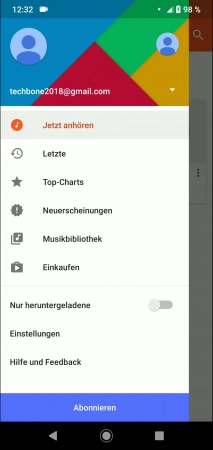 Schritt 2: Öffne die Einstellungen Downloadqualität - Öffne die Einstellungen