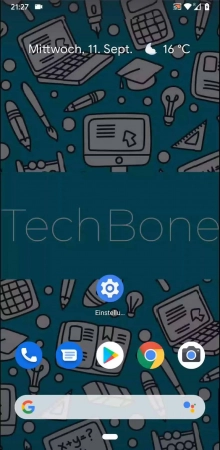 Launcher -  Öffne die  Einstellungen  
