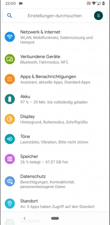 Schritt-2 Tippe auf Apps & Benachrichtigungen App-Berechtigungen - Tippe auf Apps & Benachrichtigungen