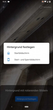Schritt-9 Wähle wo der Täglicher Hintergrund zum Einsatz kommen soll Täglicher Hintergrund - Wähle wo der Täglicher Hintergrund zum Einsatz kommen soll