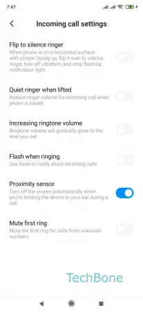 How to Turn On/Off Flip to silence ringer -  Enable or disable  Flip to silence ringer  