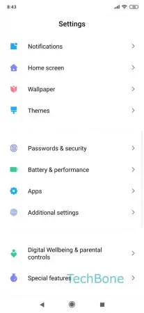 How to Reset app settings -  Tap on  Apps  
