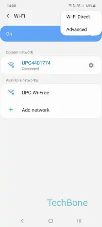 How to Switch between Wi-Fi and Mobile data automatically -  Tap on  Advanced  