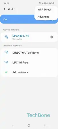 How to Turn Off Wi-Fi Direct -  Tap on  Wi-Fi Direct  
