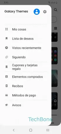 Paso 4: Presiona Mis cosas