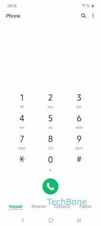 How to Show/Hide Caller ID -  Open the  Menu  