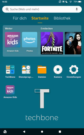Schritt-1 Öffne die App Amazon Kids Browsermodus ändern - Öffne die App Amazon Kids