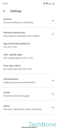 How to Turn On/Off Automatic App Updates - Tap on  Auto-update apps 