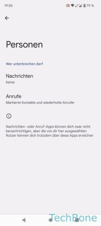 Schritt 5: Tippe auf Anrufe Wiederholte Anrufer - Tippe auf Anrufe