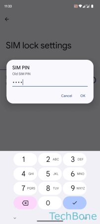 How to Change SIM PIN - Enter the  old PIN  and follow the instructions on screen