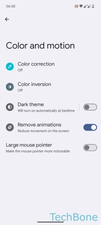 How to Turn On/Off Colour inversion - Tap on  Color inversion 