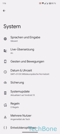 Schritt 3: Tippe auf Datum & Uhrzeit Automatisch einstellen - Tippe auf Datum & Uhrzeit