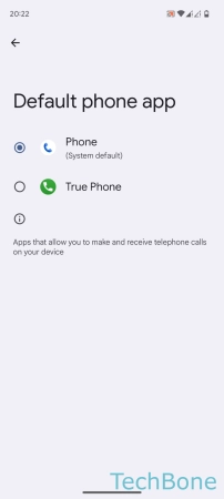 Dialer - Set the  Default   phone app 