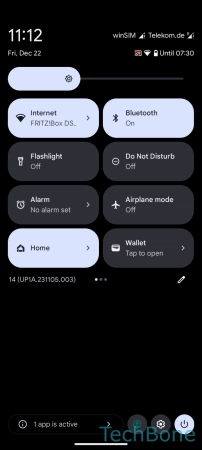 Flashlight - Enable or disable  Flashlight 