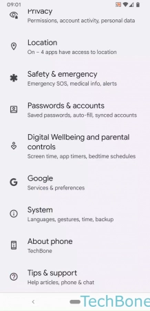 Step 2: Tap on System How to Add Keyboard language - Tap on System