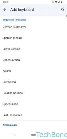 Step 8: Choose a Keyboard language How to Add Keyboard language - Choose a Keyboard language