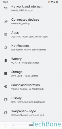 Step 2: Tap on Network and Internet How to Add Wi-Fi network manually - Tap on Network and Internet