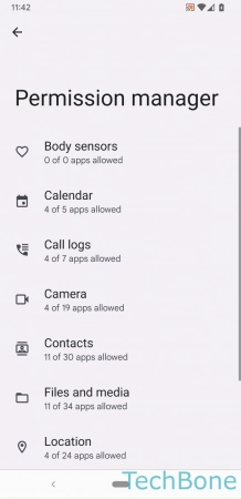 Step 4: Select a Permission to administrate How to Administrate the Permission manager - Select a Permission to administrate