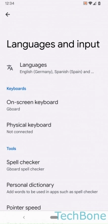 How to Change Keyboard height - Tap on  On-screen keyboard 