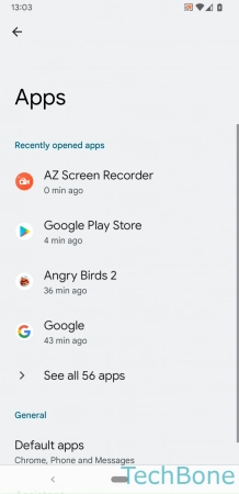 Step 3: Tap on See all apps How to Force Stop an App - Tap on See all apps