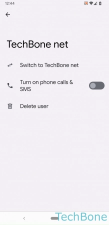 Step 5: Tap on Switch to... How to Switch between User - Tap on Switch to...