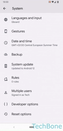 Step 3: Tap on Developer options How to Turn Off Developer options - Tap on Developer options