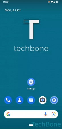 Step 1: Tap on Settings How to Turn On/Off Auto-correction - Tap on Settings