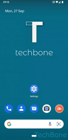 How to Turn On/Off Bluetooth - Tap on  Settings 