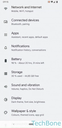 Step 2: Tap on Connected devices How to Turn On/Off Bluetooth - Tap on Connected devices