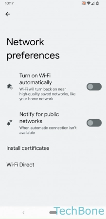 Step 5: Enable or disable Turn on Wi-Fi automatically How to Turn on Wi-Fi automatically - Enable or disable Turn on Wi-Fi automatically