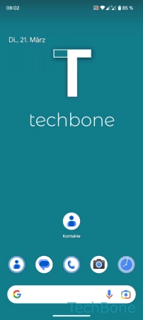 Schritt 1: Öffne Kontakte Google-Backup - Öffne Kontakte