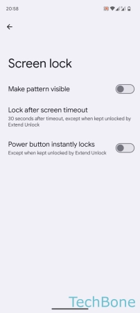 How to Set Lock screen timeout - Tap on  Lock after screen timeout 
