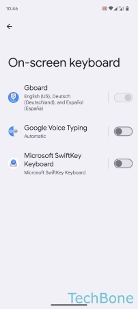 How to Turn On/Off Next-word suggestions - Tap on  Gboard 
