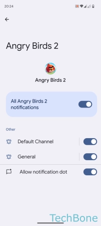 How to Turn On/Off Notification dots for individual Apps - Enable or disable  Allow notification dot 